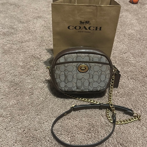 Coach Bags Small Camera Bag Crossbody In Signature Jacquard With